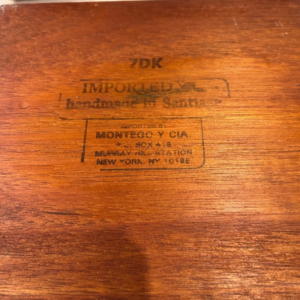 1990s Perdomo and Macanudo Wooden Cigar Boxes- Set of Two- EUC